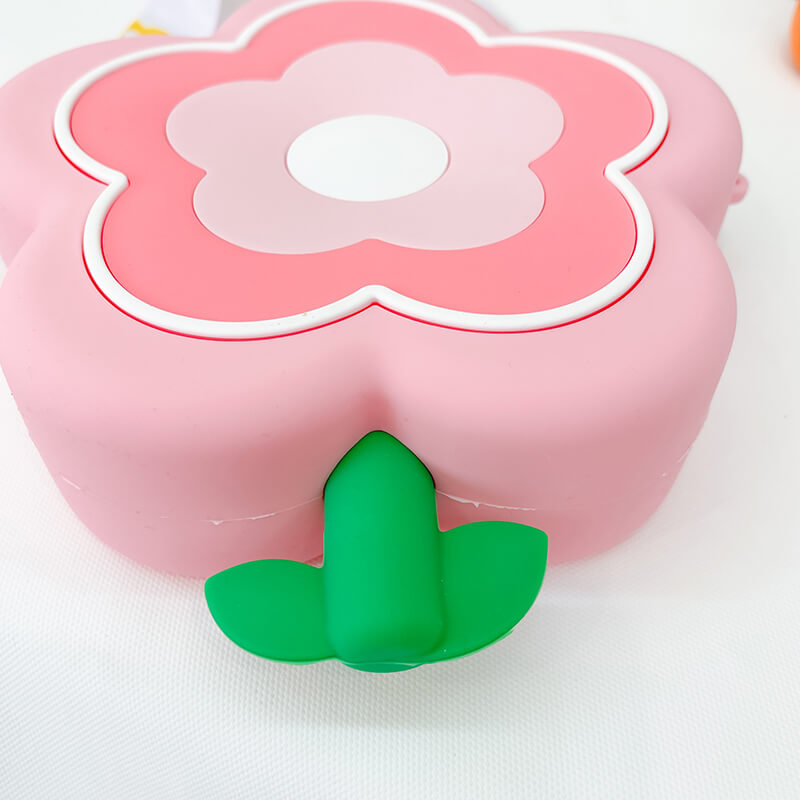 Flower Q Uncle Silicone Children's Crossbody Bags Phone Bag