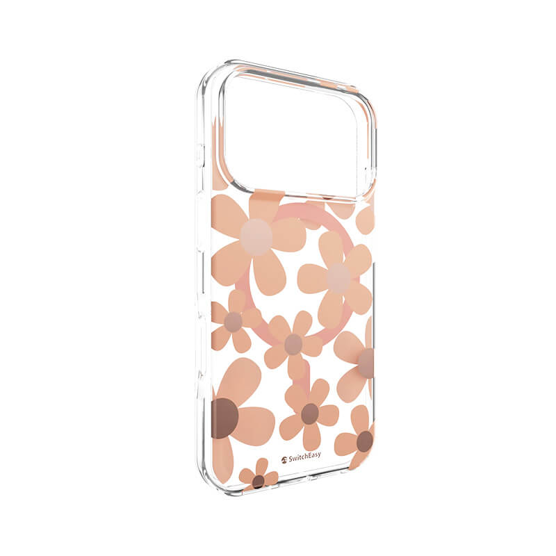 iPhone 17 Pro Fleur 3D Patterned Series Shockproof MagSafe Phone Case