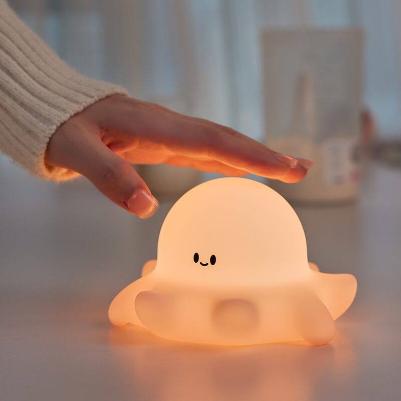 Mobie Octopus Baby Silicone Soft Touch Pat Light Night Lamp
