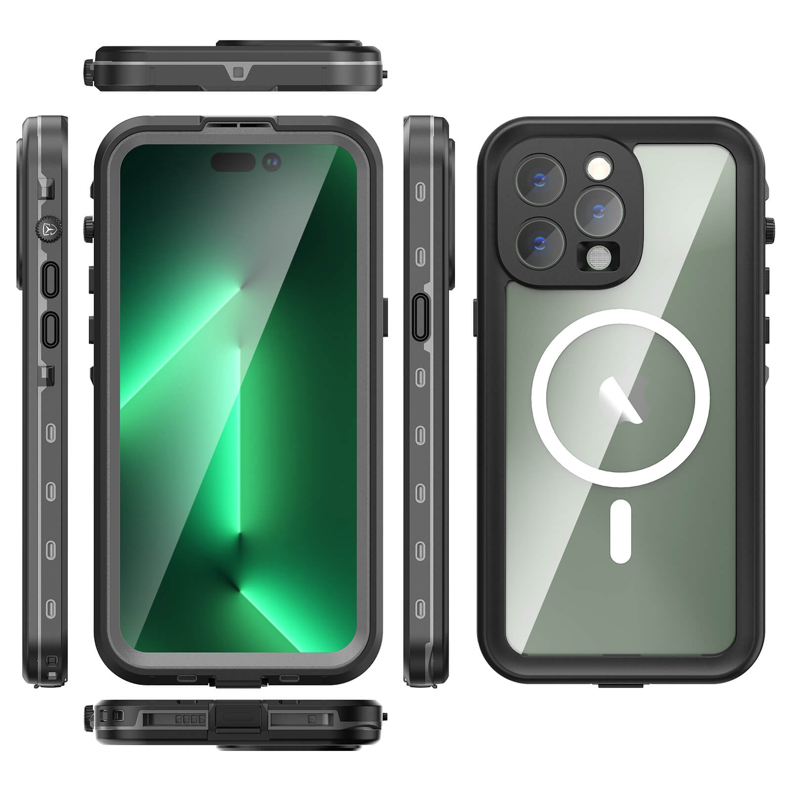 iPhone 16 Pro Redpepper IP68 Waterproof Anti-Fall 2M Submersion Magsafe Ultimate Protection Case