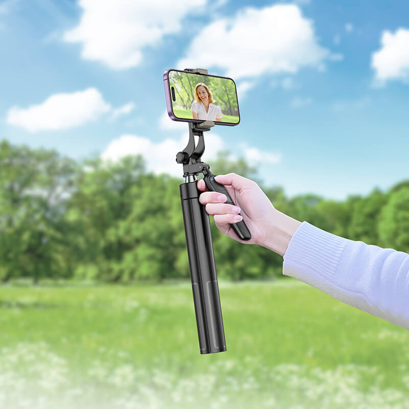 hoco Premium Selfie Stick with Bluetooth Remote & Tripod Stand for Smartphones K19