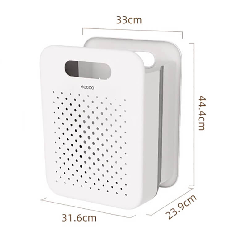 Mobie Foldable Clothes Hamper Organizer with Removable Divider Basket E24191