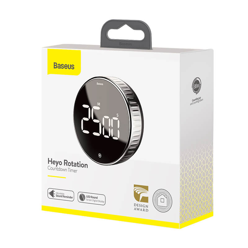 Baseus Heyo Rotation LED Display Magnetic Countdown Kitchen Timer