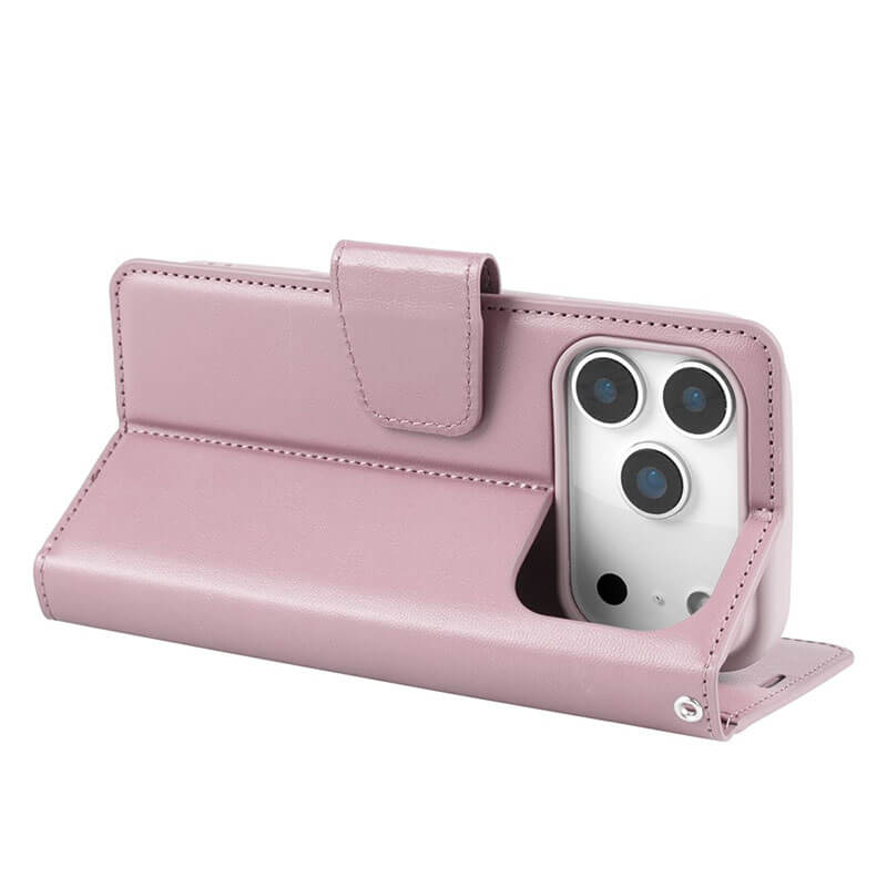 iPhone 17 Pro Max Hanman Mill Series Leather Wallet Flip Case