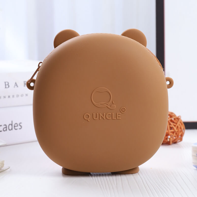 Little Bear Q Uncle Silicone Children's Crossbody Bags Coin Purse