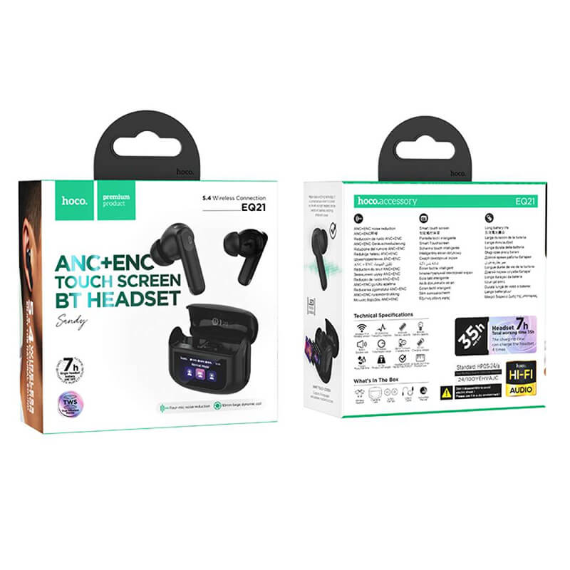 Hoco ANC Touch Screen Wireless Earbuds EQ21