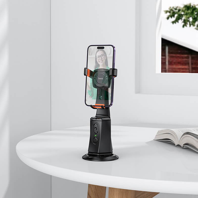 hoco Auto Face Tracking Phone Tripod 360° Rotation No Apps Needed K26