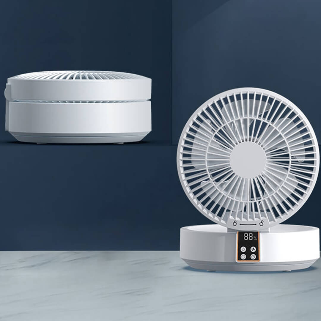 Mobie Dual Function Foldable Ambient Light Cooling Fan