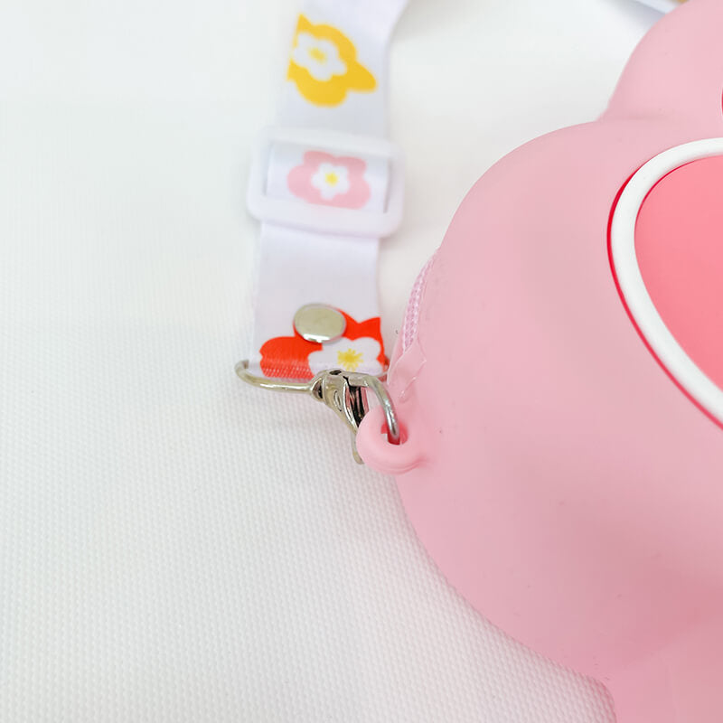 Flower Q Uncle Silicone Children's Crossbody Bags Phone Bag