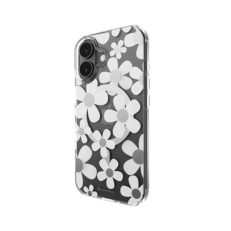 iPhone 17 Fleur 3D Patterned Series Shockproof MagSafe Phone Case
