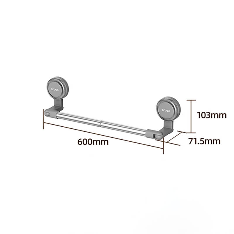 Mobie Adjustable Suction Wall Organizer for Bathroom Kitchen Space Saving E25131