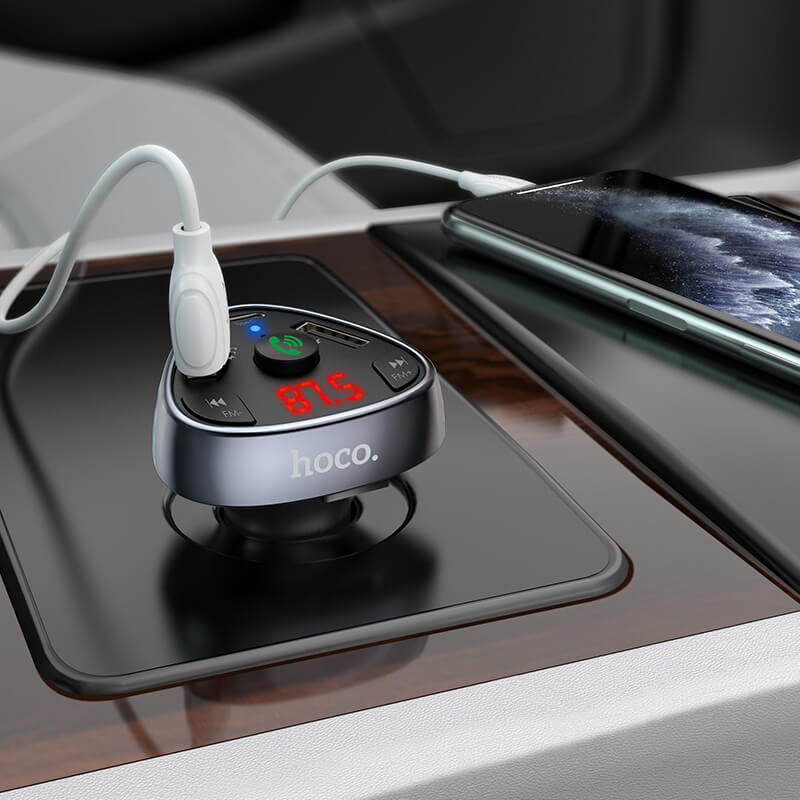 hoco Bluetooth FM Transmitter Car Charger PD 18W E51