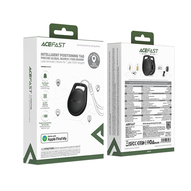 Acefast Apple MFi Certified Tracker with Integrated Strap S2