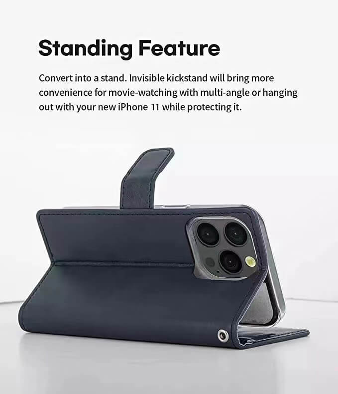 iPhone 6 Mercury Blue Moon Diary Shockproof Leather Wallet Case