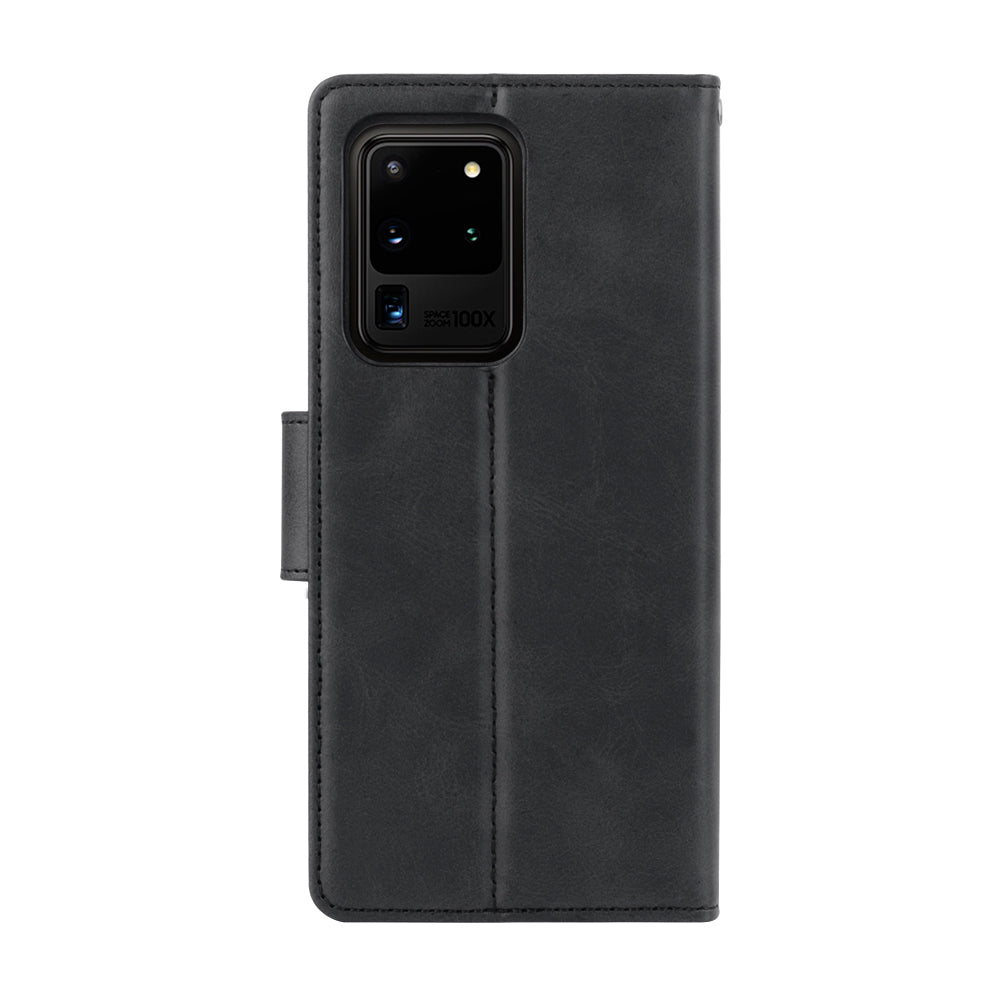 Samsung Galaxy S22 2022 Hanman Miro Leather 2-in-1 Wallet Case with Magnetic Back