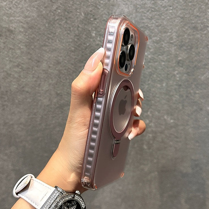 Vibrant Series Matte Built-in Kickstand Magnetic Compatible with Samsung S24 Plus 2024 Case