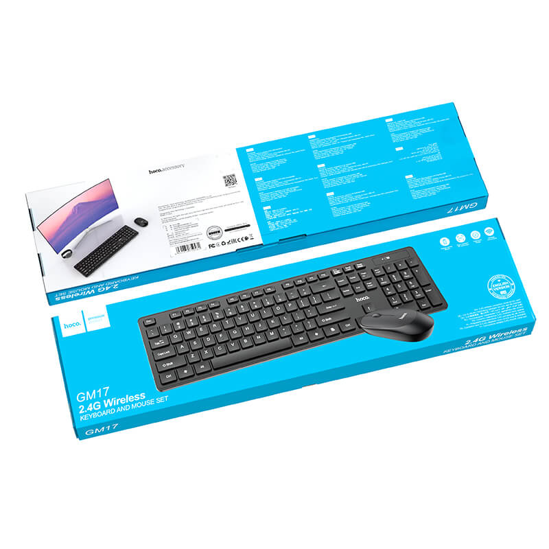 hoco. Wireless Business Keyboard + Mouse Set GM17