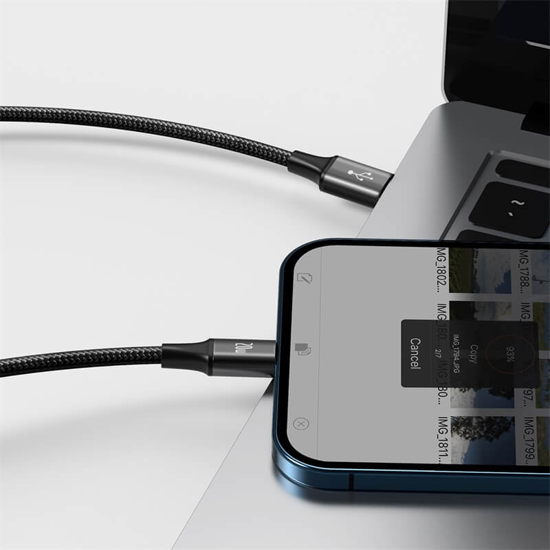 Baseus Rapid Series 3-in-1 Fast Charging Data Cable Type-C to C+L+C PD 20W 1.5m