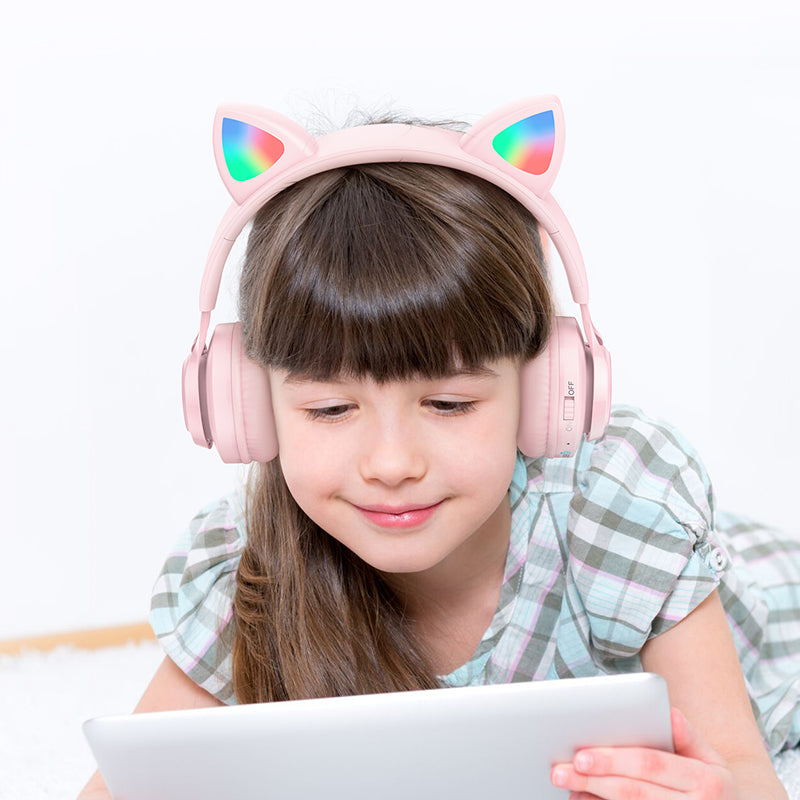 Cat Ear Kids Bluetooth Headphones W39 Mobie Online Store