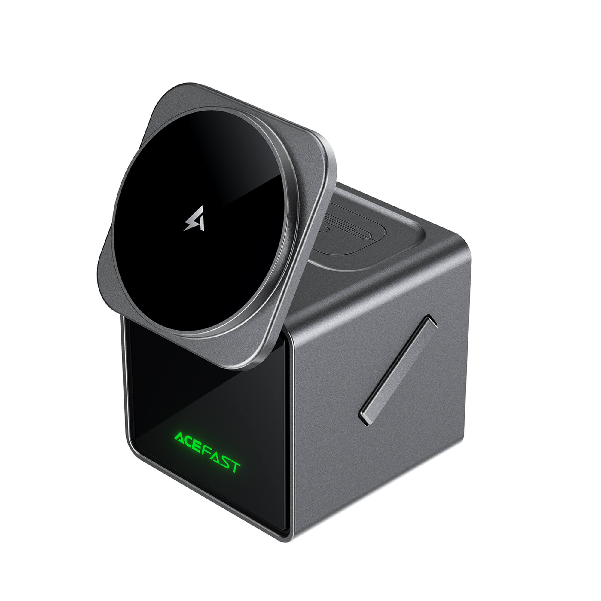 Acefast 3 in 1 Qi Wireless Charger Station with Retractable Cable for Apple Watch E34