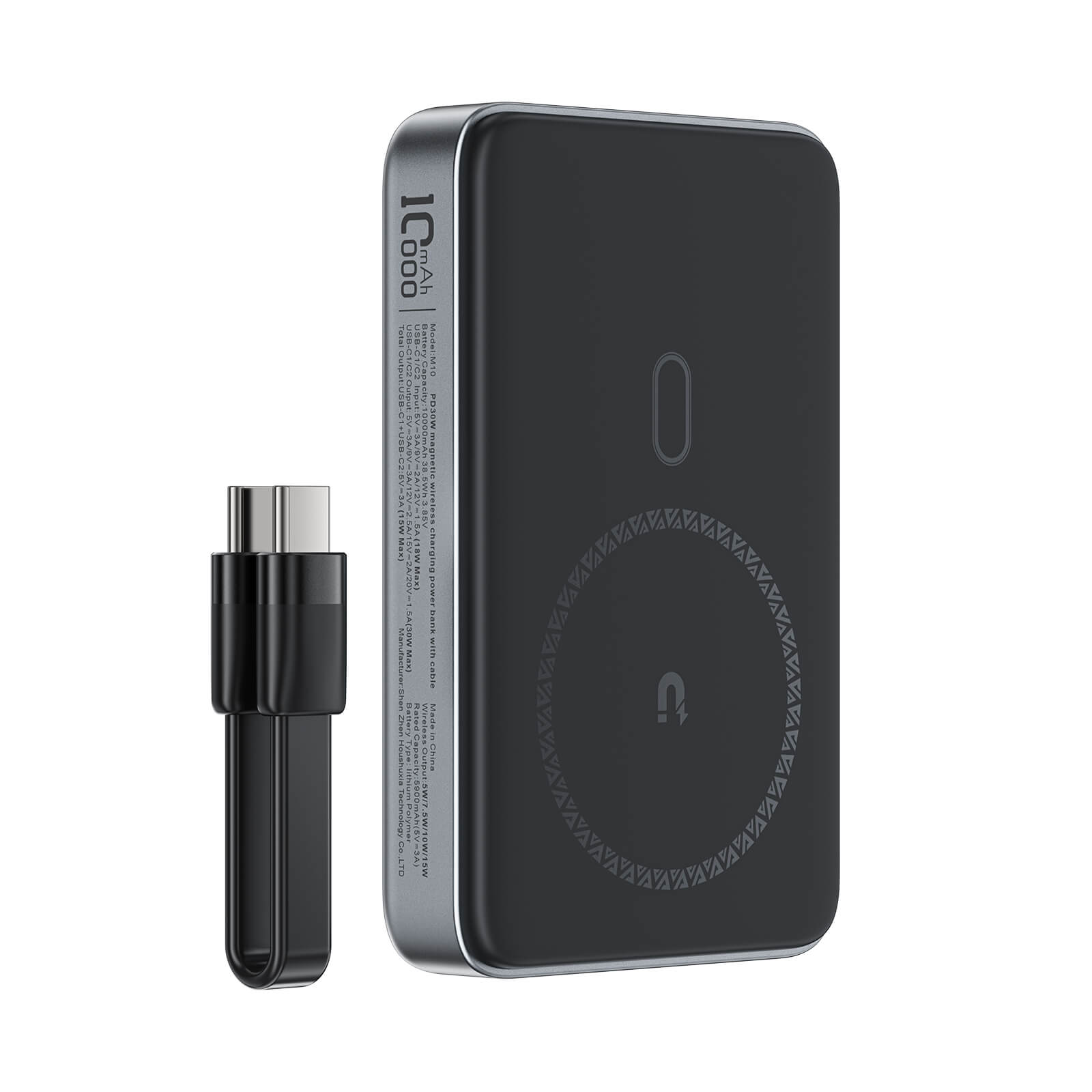 Acefast PD 30W 10000mAh Fast Charging Power Bank With Type-C Cable