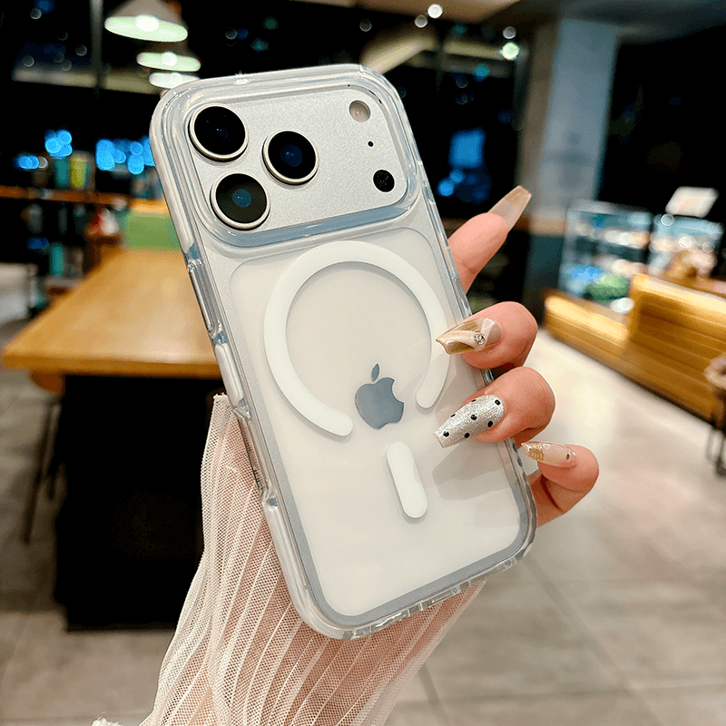 Compatible with iPhone 17 Pro Max Clear Case with Airbag Protection & Magnetic Compatible with iPhone 17 Pro Max Clear Case with Airbag Protection & Magnetic