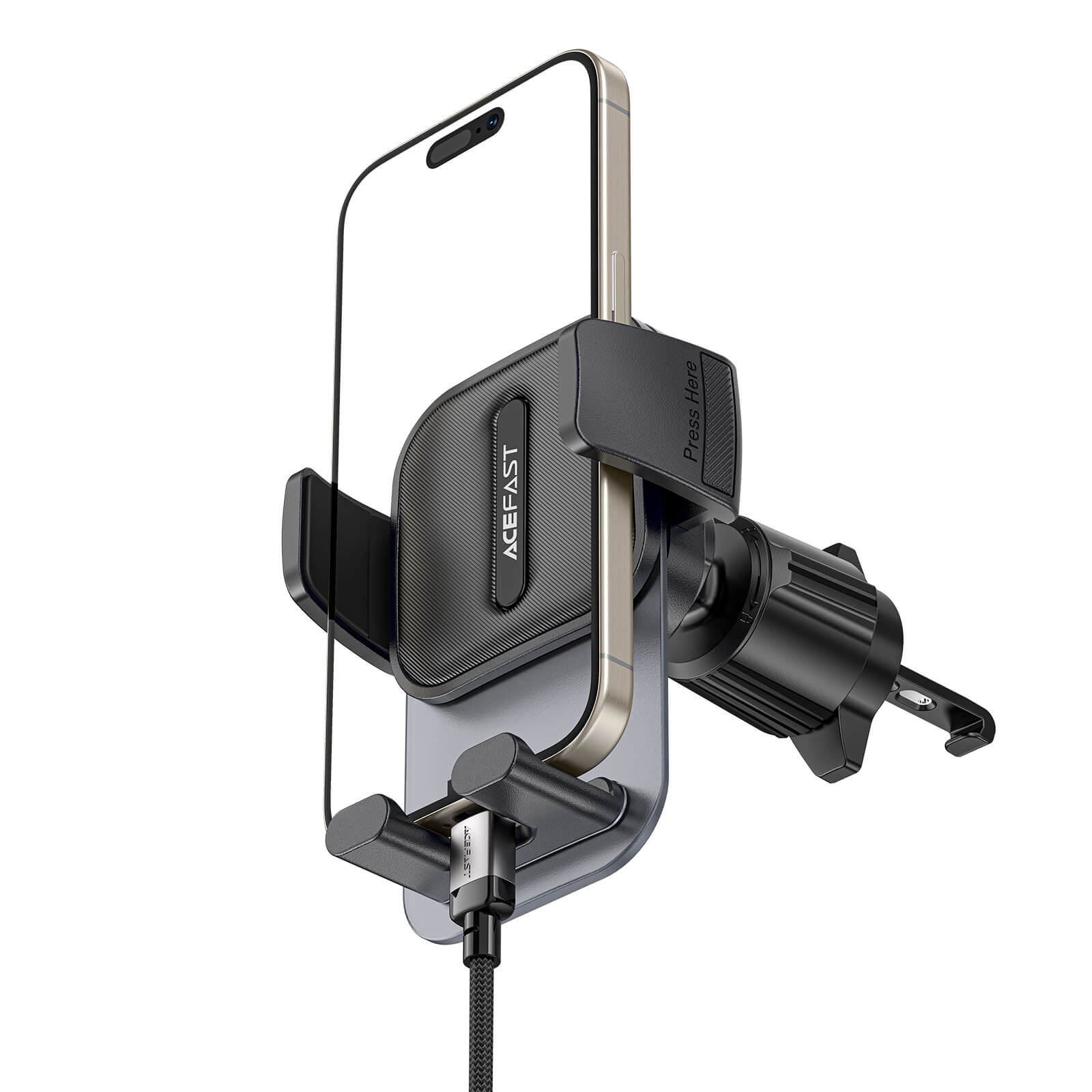 Acefast Press Type Car Phone Mount Holder D25