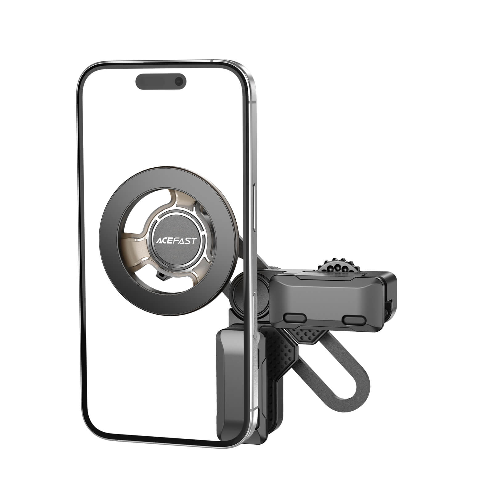 Acefast Semi-Transparent Magnetic Head Aluminum Retractable Arm Car Holder D43