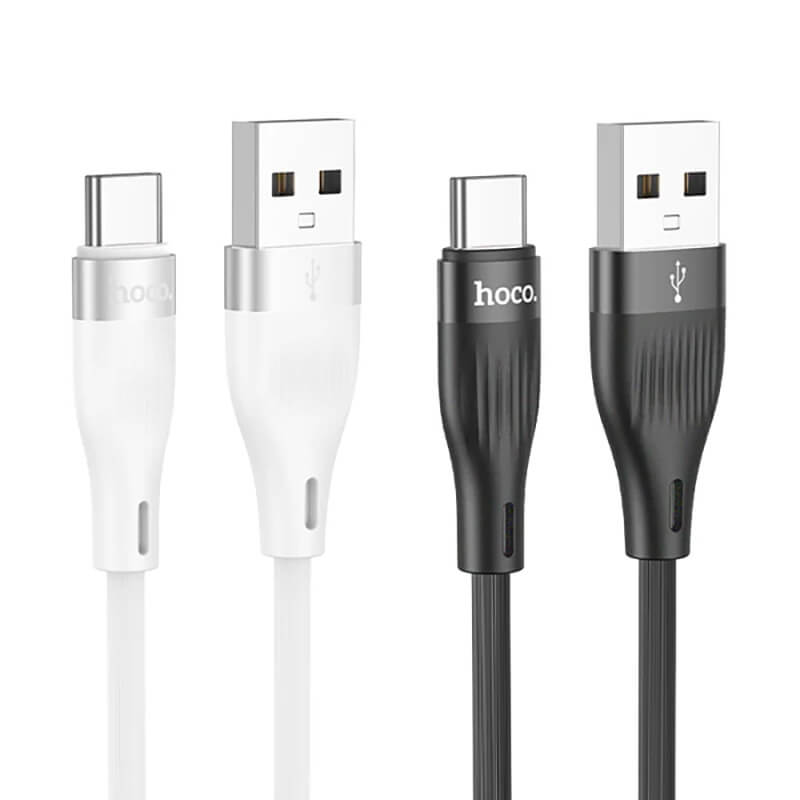 Hoco PVC Strong Shell 3A Charging Type-C to USB-A Cable DU45