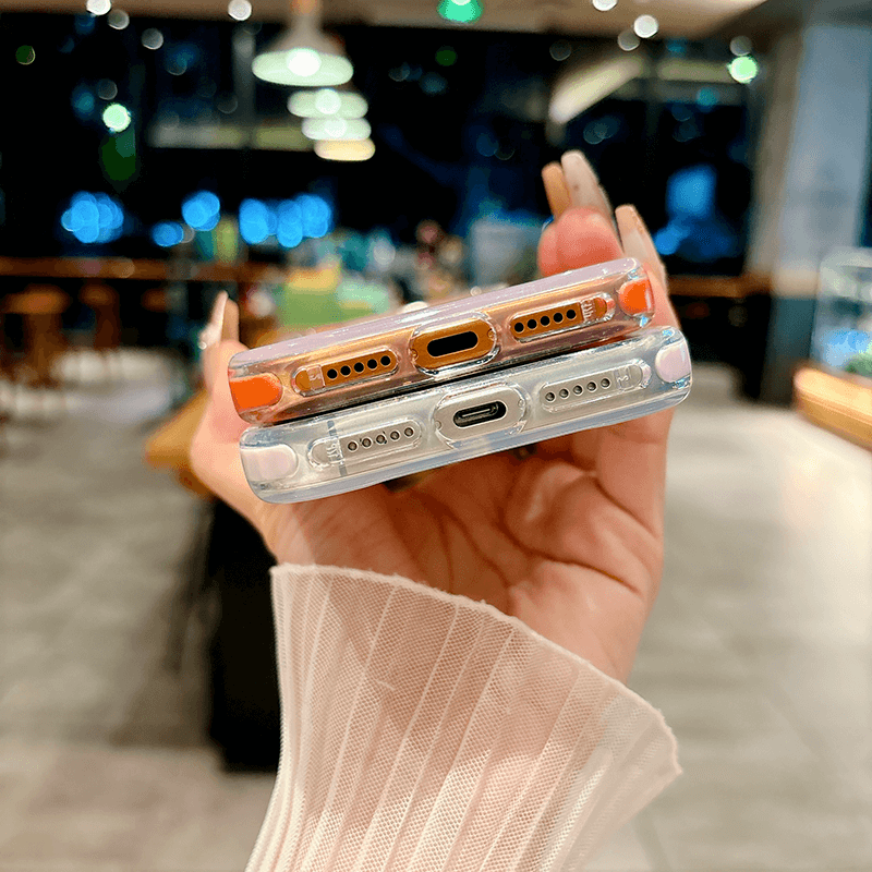 iPhone 17 Pro IMD Transparent Airbag Shockproof MagSafe Phone Case