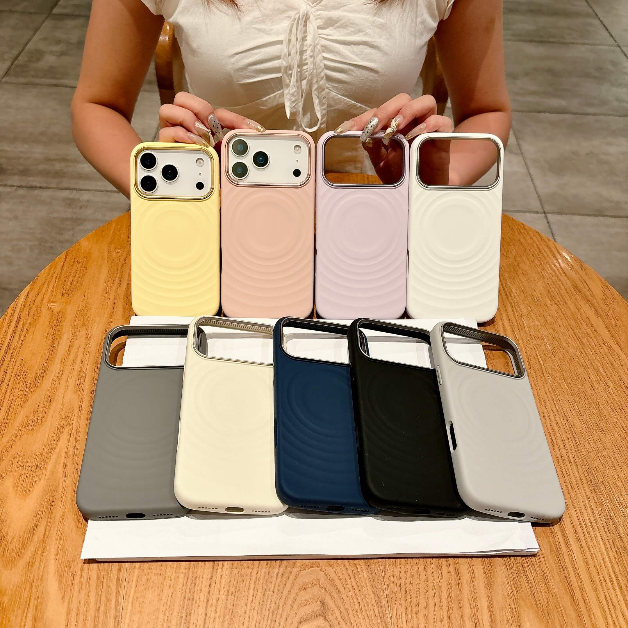 Phone 17 Pro Max AuraFlow Series Premium Liquid Silicone Magsafe Case