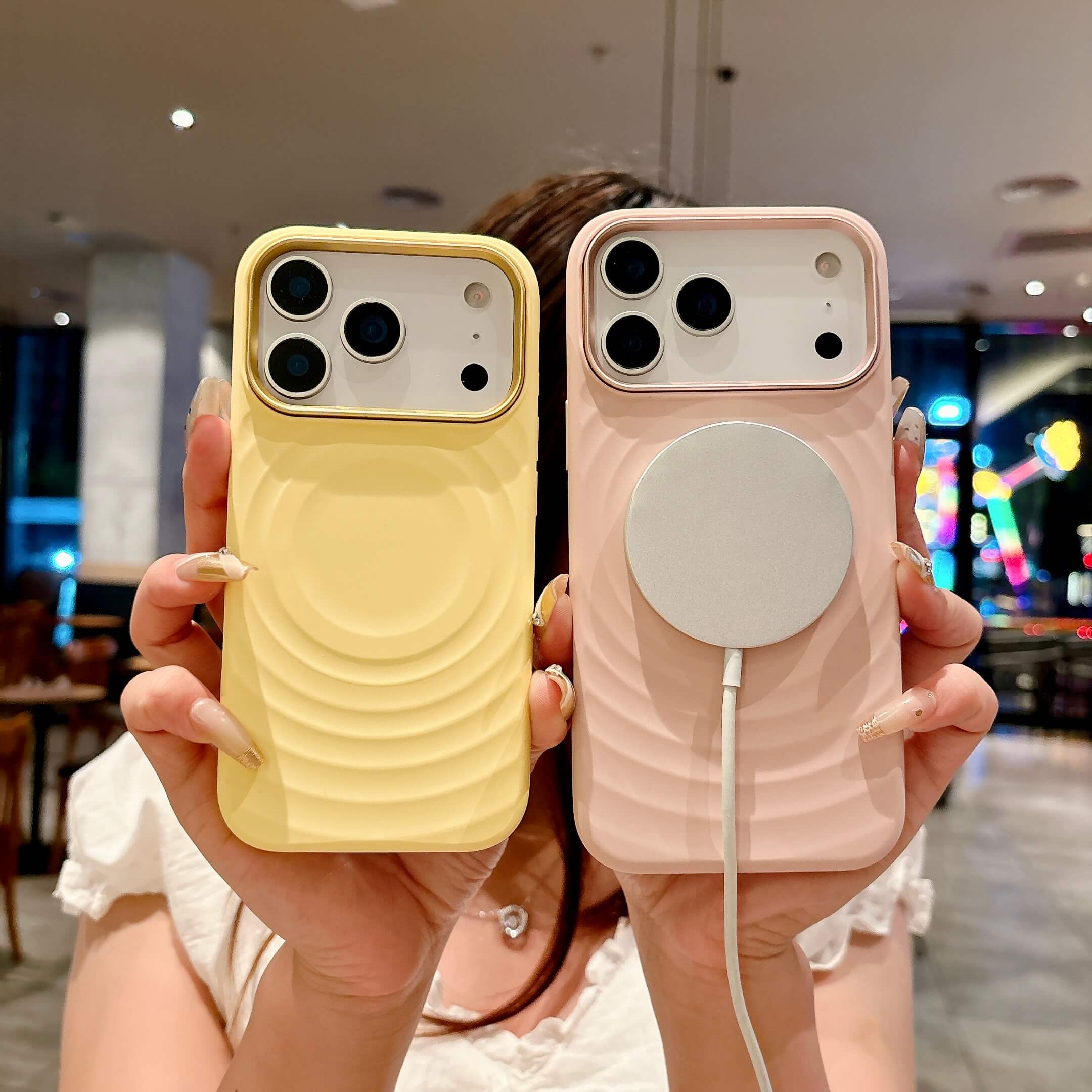 Phone 17 Pro Max AuraFlow Series Premium Liquid Silicone Magsafe Case