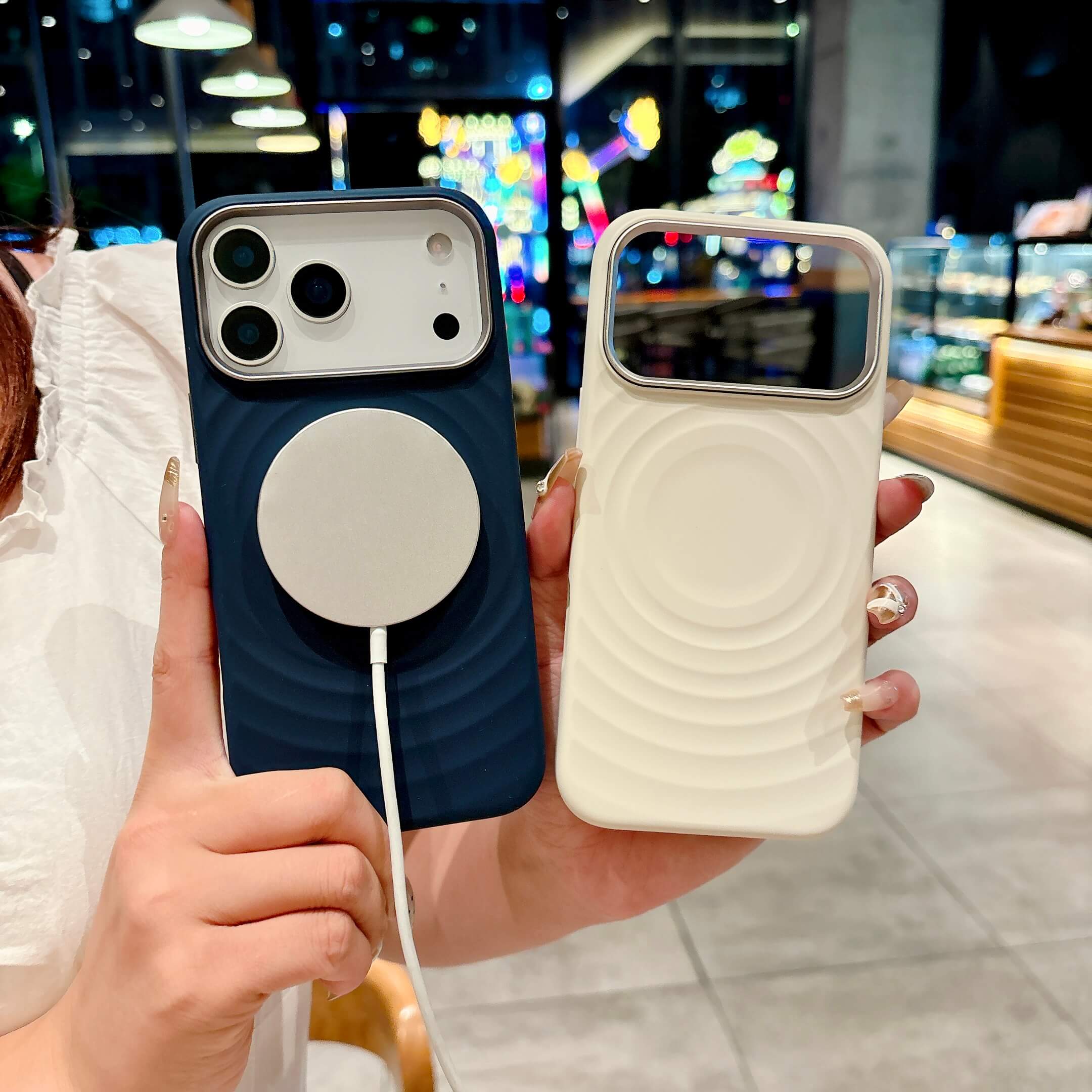 Phone 17 Pro Max AuraFlow Series Premium Liquid Silicone Magsafe Case