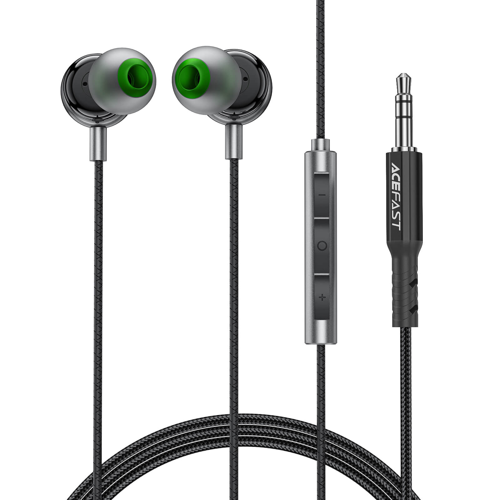 Acefast USB-C Lightweight Noise-Canceling Microphone Wired Earphones L5