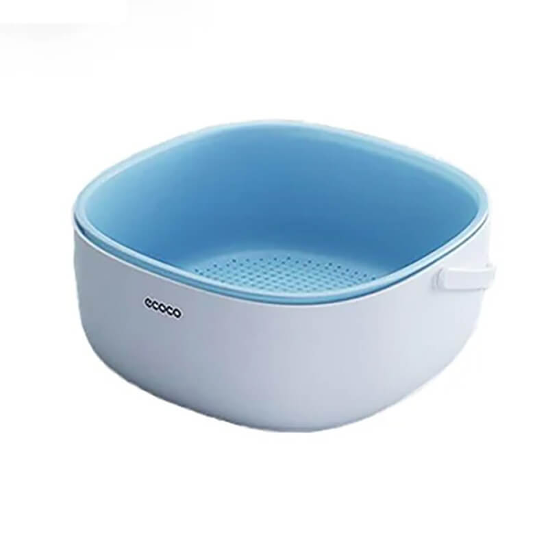 Mobie 2 Tier Collander Drainer Basket Stackable with Handles E2026