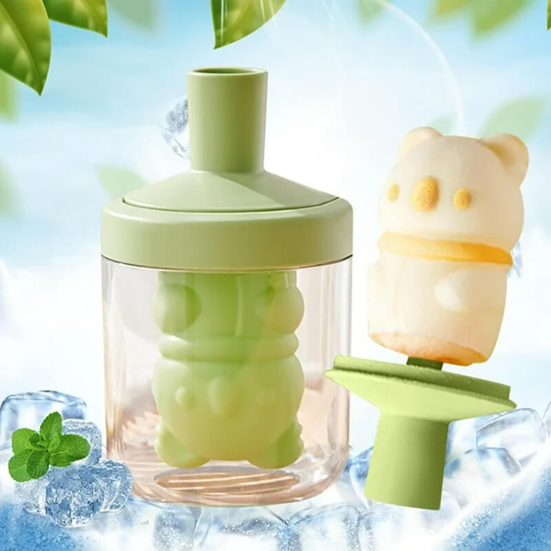 Mobie 3-Pack Leak Proof Koala Bear Ice Pop Molds with Drip Guard Base E25021