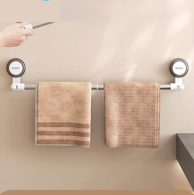 Mobie Adjustable Suction Wall Organizer for Bathroom Kitchen Space Saving E25131