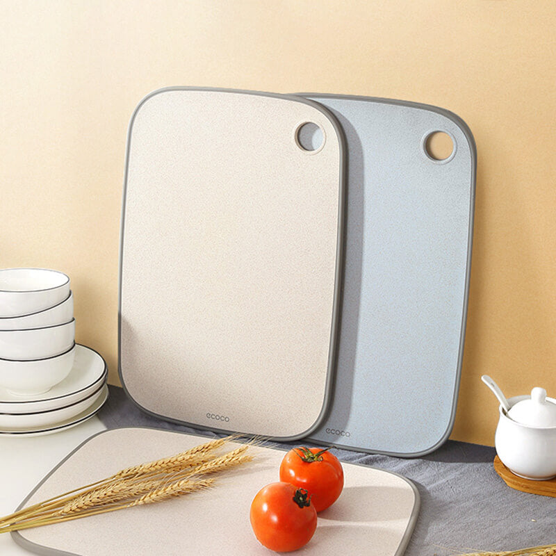 Mobie Antibacterial Wheat Straw Cutting Board Knife Friendly Eco Kitchen Board E1805