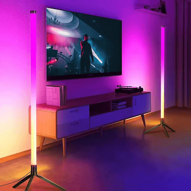 Mobie RGB Smart Floor Lamp with Sound Sync App and Remote Control