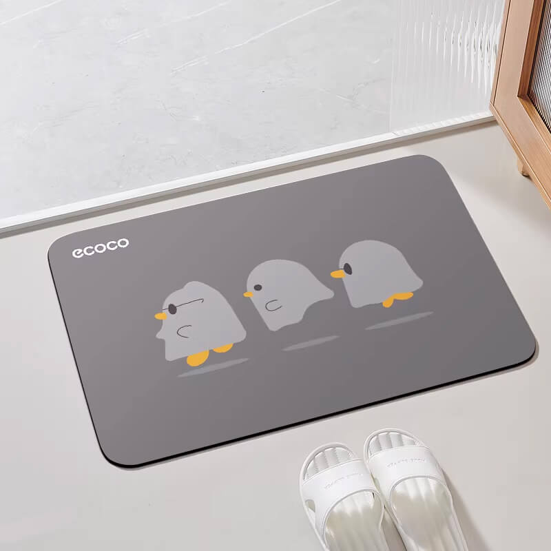 Mobie Super Absorbent Quick DryDuckling Floor Mat 70×45cm E24068
