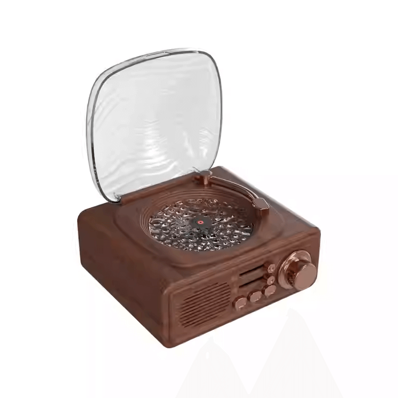 Mobie Vintage Turntable Bluetooth Speaker with Atmosphere Light JN122