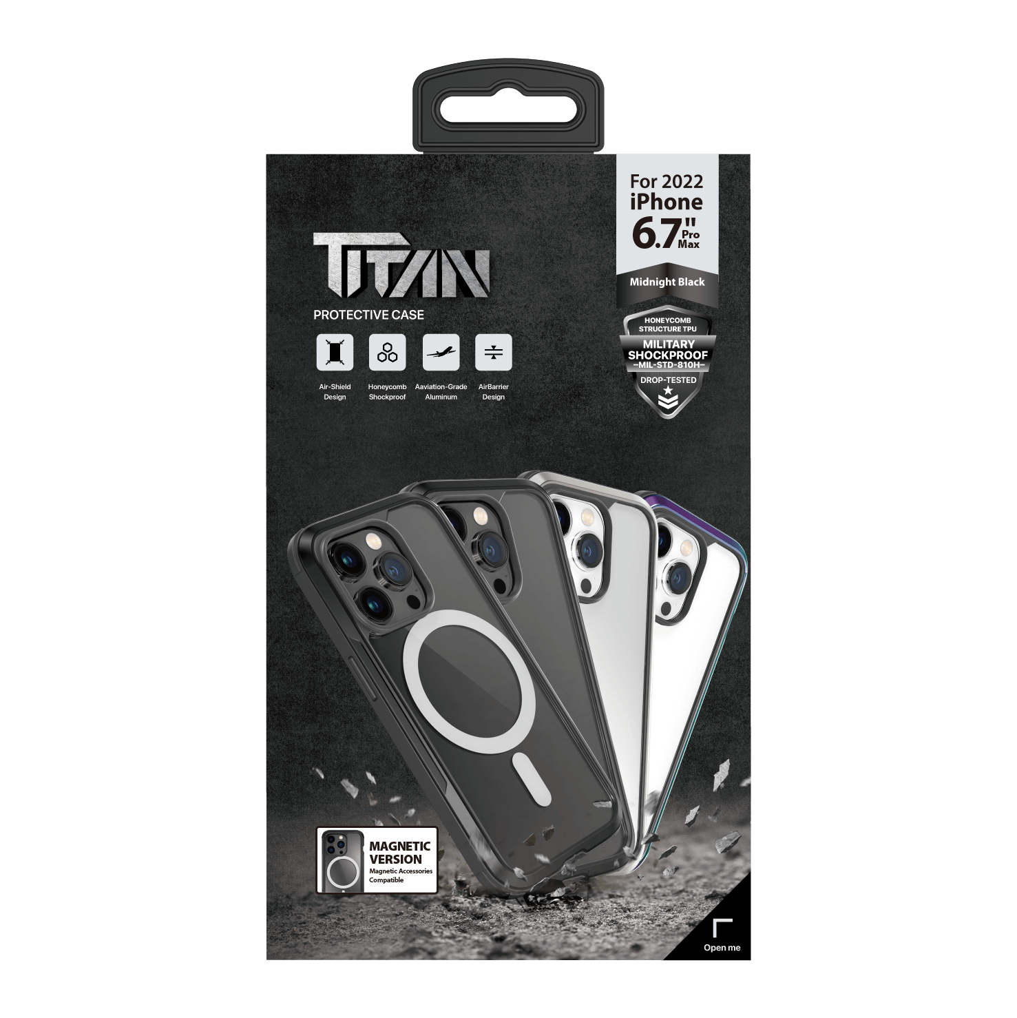 iPhone 14Pro SwitchEasy Titan Drop Protection Phone Case with Magsafe