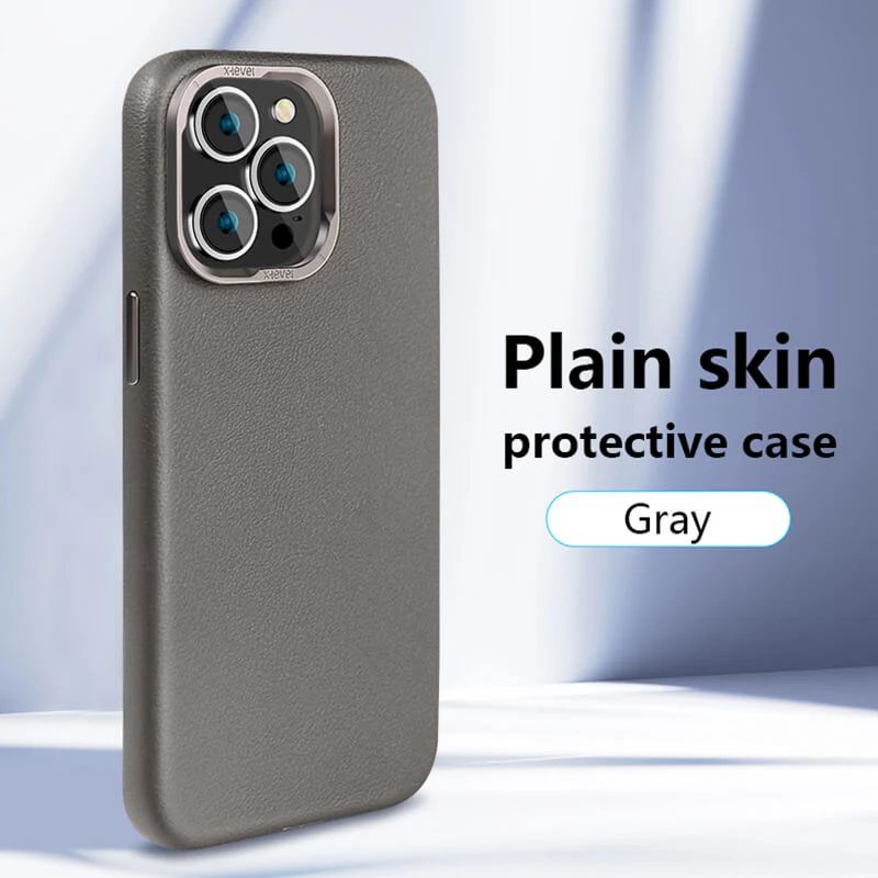 X-Level Better Enjoyment Series Magnetic Plain Leather Compatible with Samsung S24 Plus 2024 Case