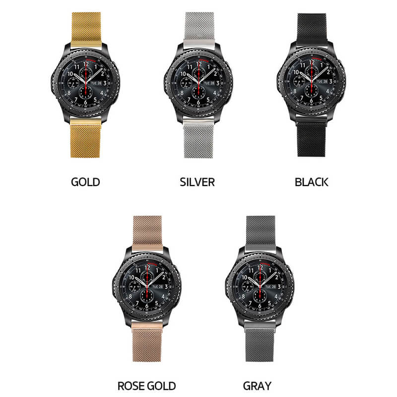 Mobie Universal Milan Loop Stainless Steel Watch Band 22mm W20