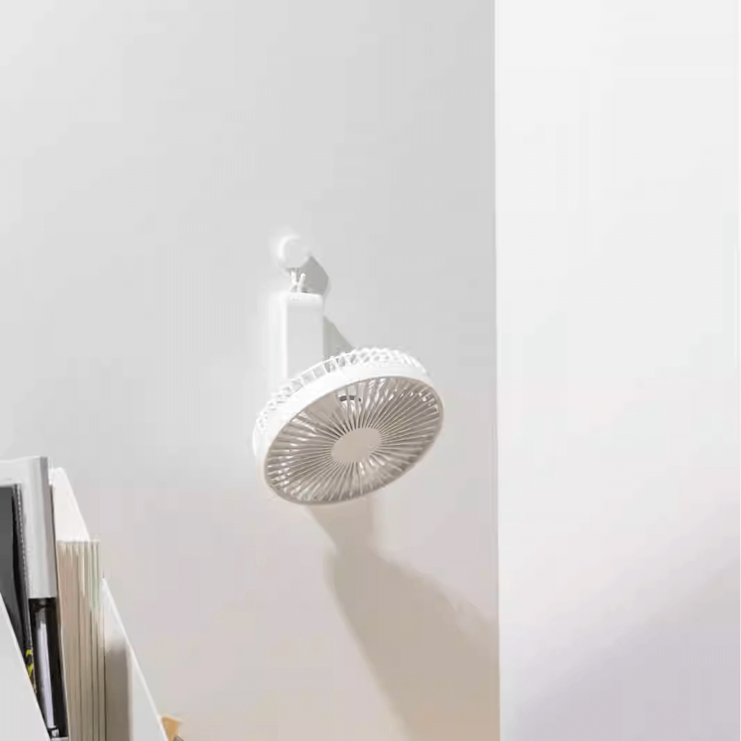 Mobie 180° Adjustable Handheld Desktop 16cm Large Fan with Hanging Hole F07