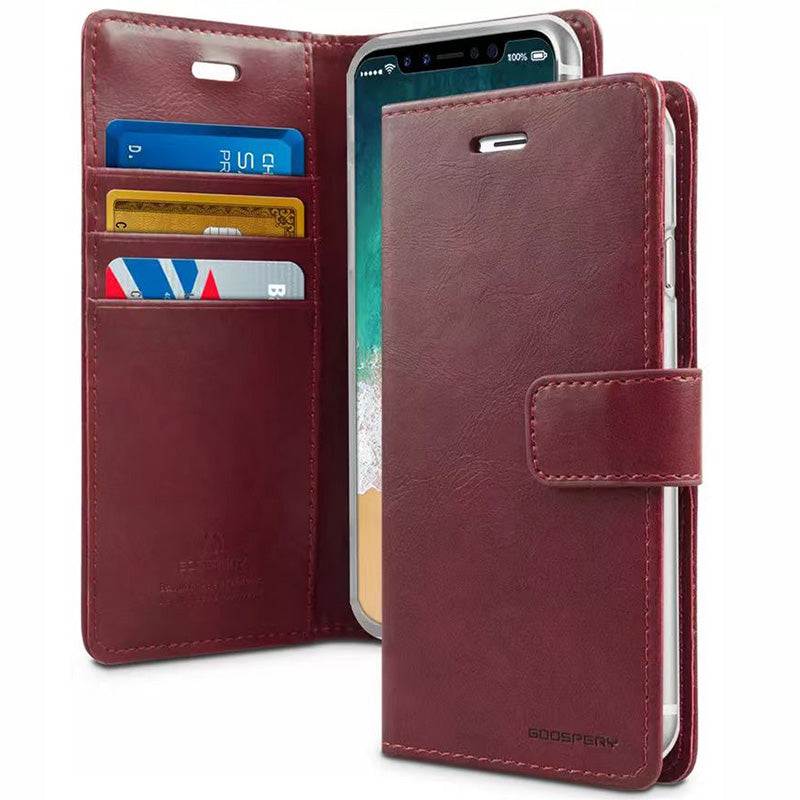 Samsung Galaxy S10e 2019 Mecrcury Goospery Blue Moon Diary Flip Wallet Case