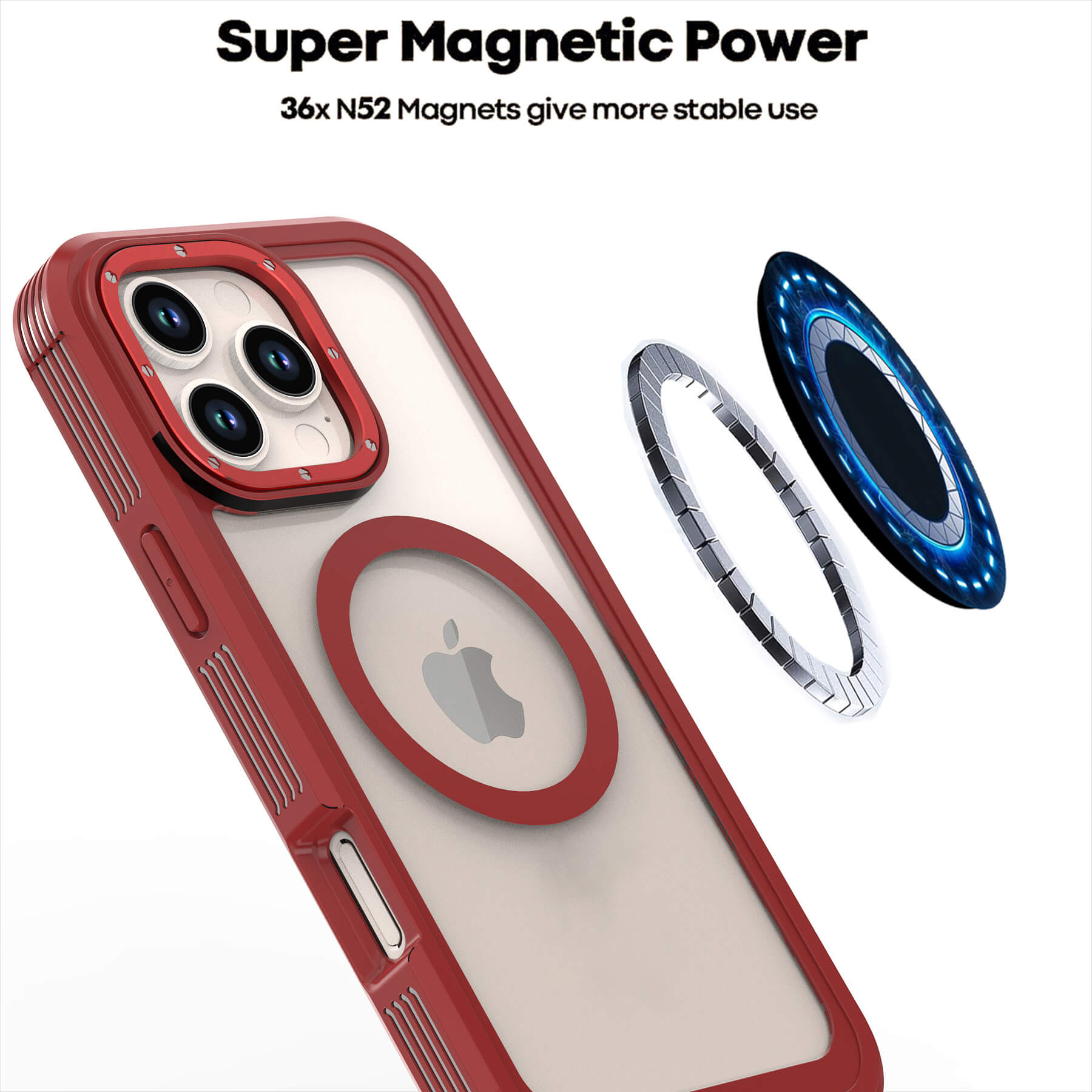 Samsung Galaxy S24 Ultra 2024 Double Layer Military Grade Protection Magsafe Phone Case