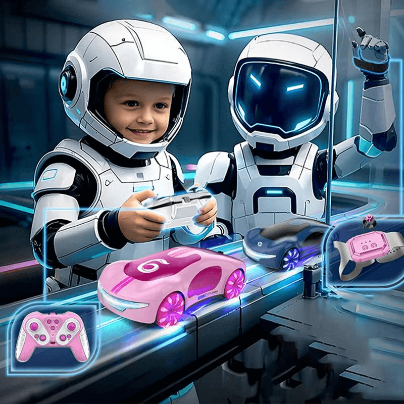 Mobie Remote Control Car with Dual Spray Function and Cool LED Light Show YL33001