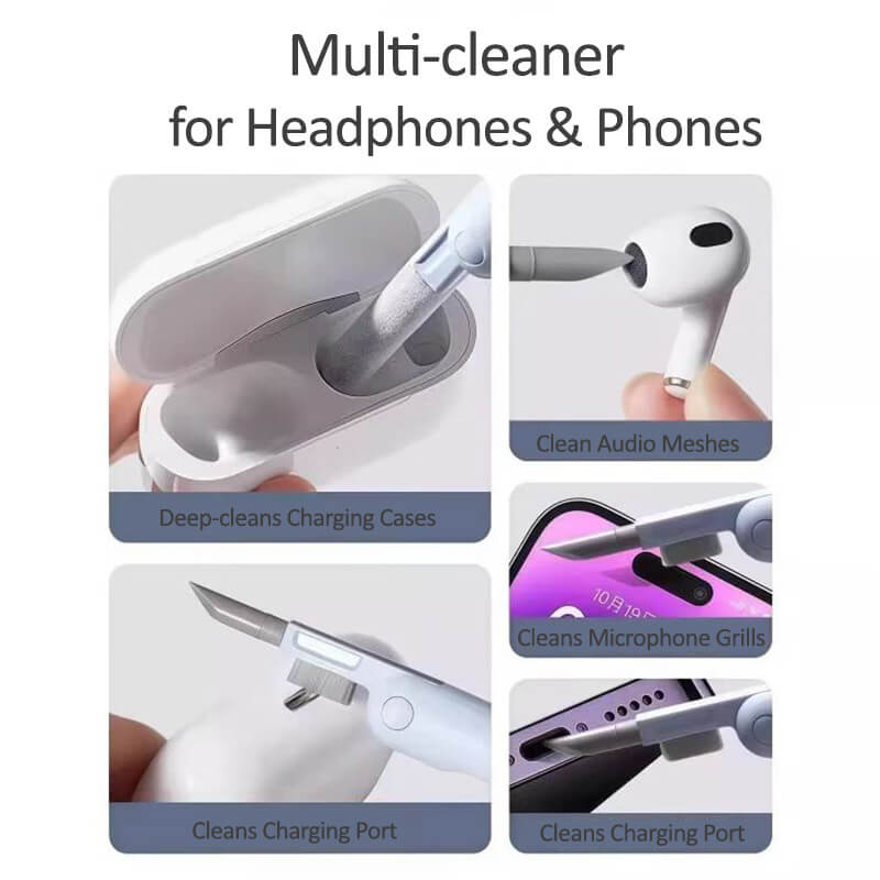 COTECi 8 in 1 Cleaning Tools Kit Key Puller Pen Brush Spray Bundle