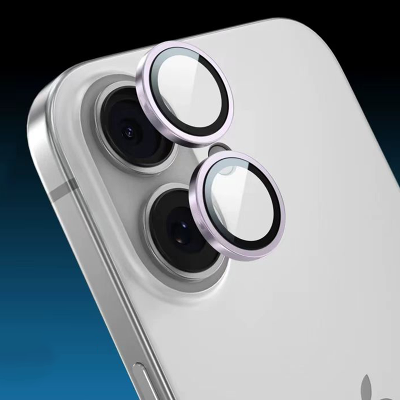 iPhone 17 9H Multicolor Tempered Glass Individual Camera Lens Cover Protector